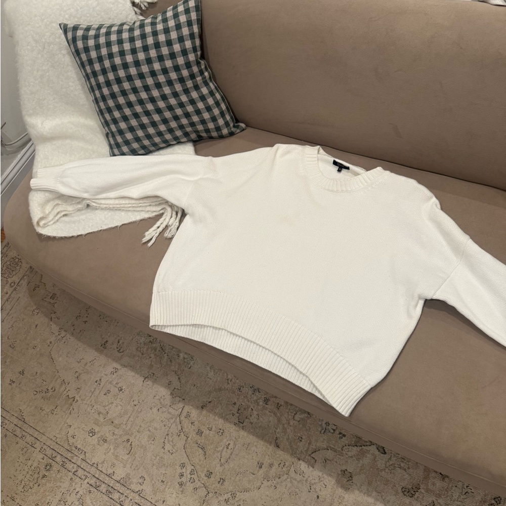 Quince boyfriend sweater 100% cotton